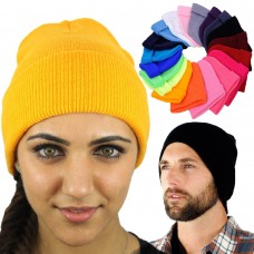 Beanie Hats For Mujer Skull Ski Solid Knitted Cuff Long Unisex 192281278806  eb-97673580